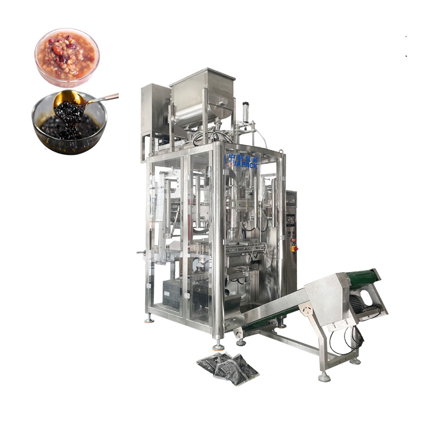 Automatische Verpackungsmaschine zum Abfüllen von Tapiokabällchensuppe