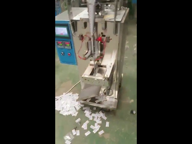 China-Lieferant Automatischer vertikaler Kissen-Beutel bricht flüssigen Snack-Verpackungsmaschine ab