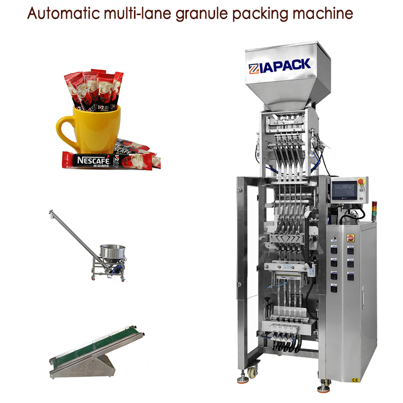 Automatische mehrspurige Granulatverpackungsmaschine